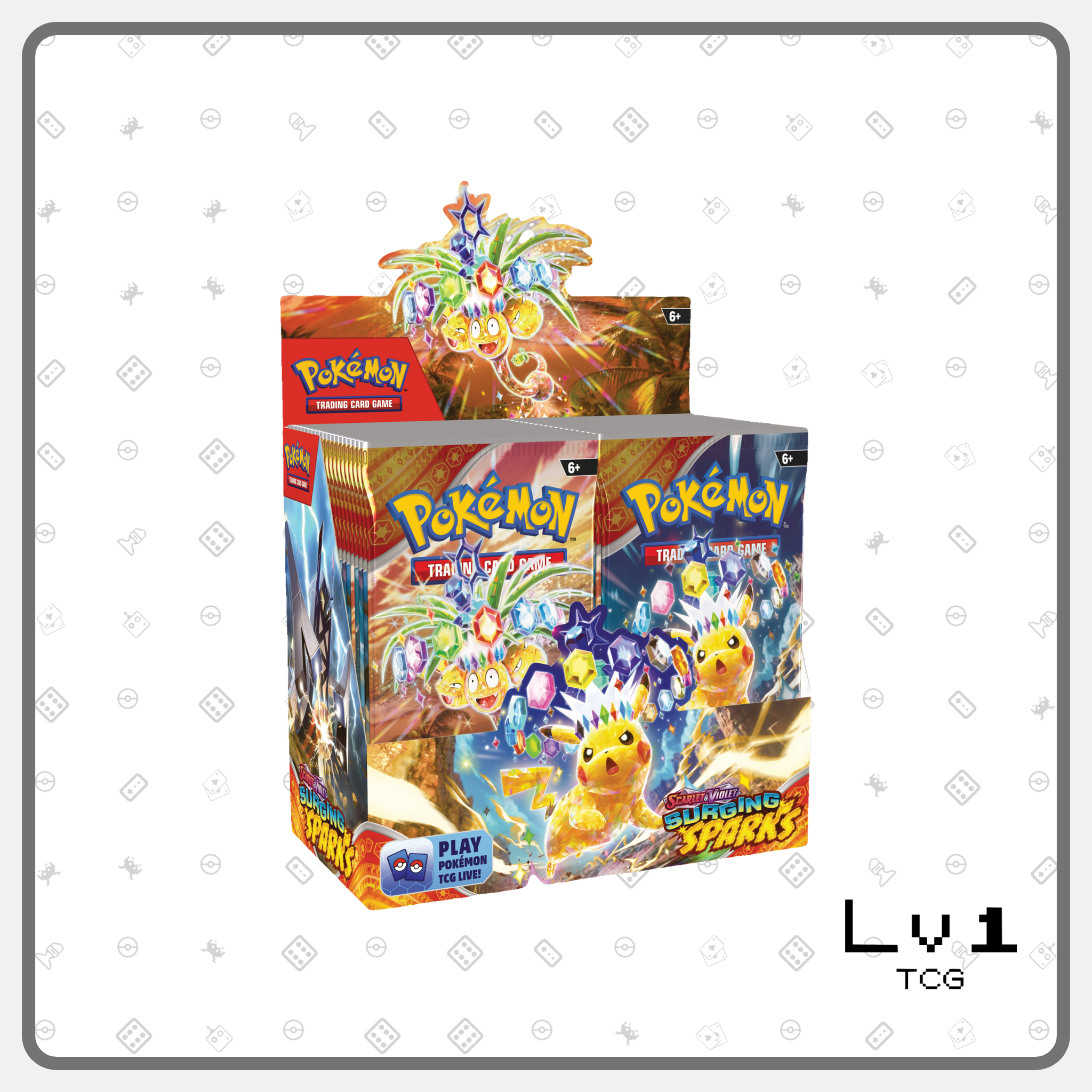 surging sparks booster box 18 pack Amazon.com: Pokemon TCG: Scarlet & Violet