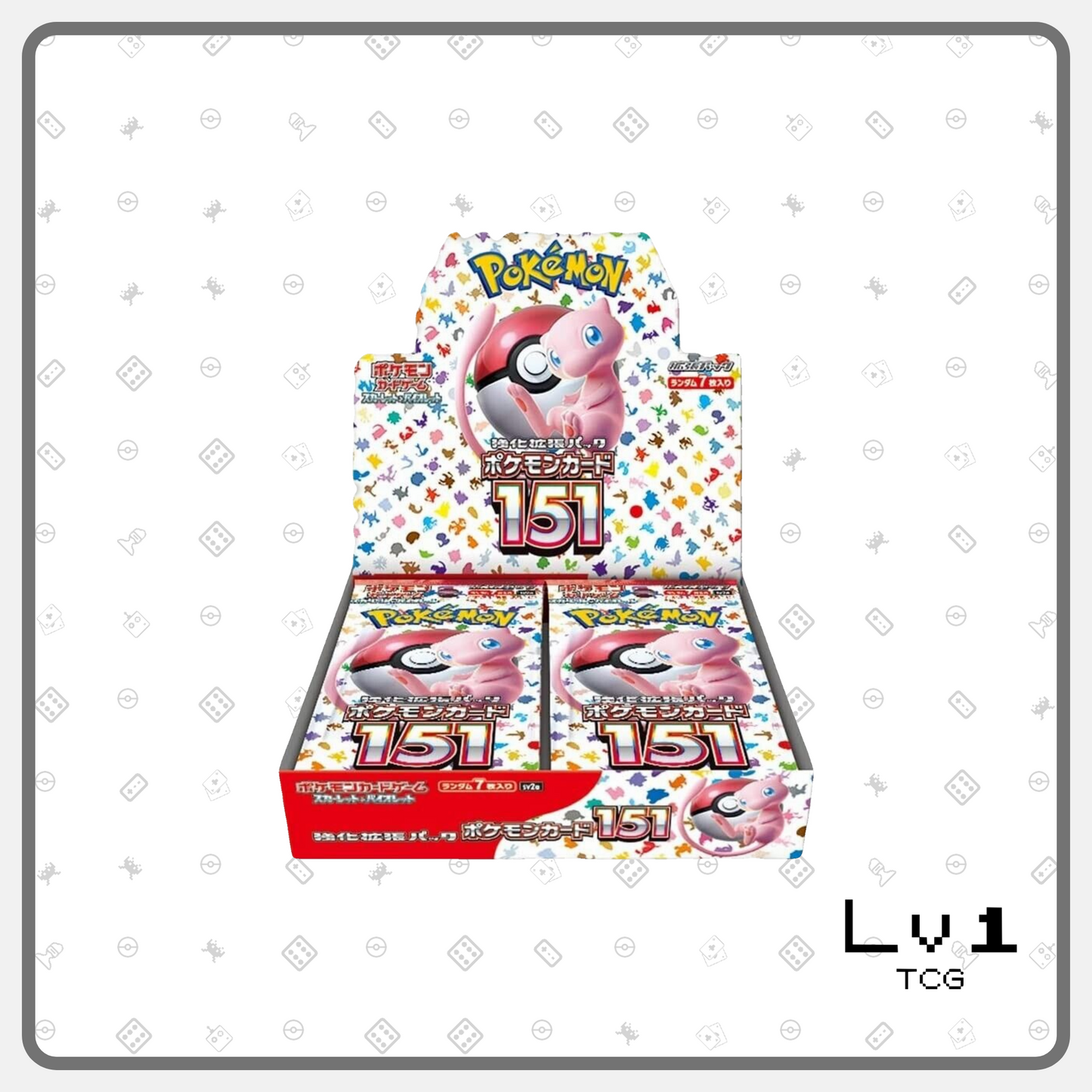 Pokemon Japanese SV2a 151 Collection - Booster Box (20 packs)