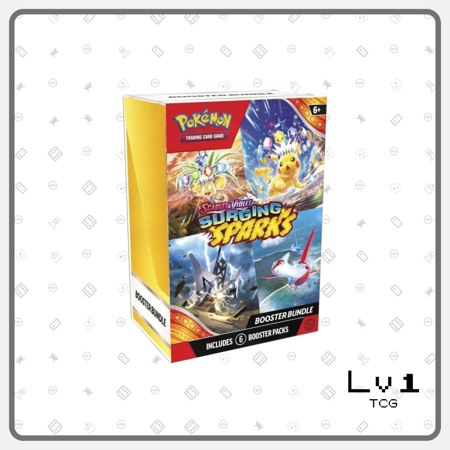 Pokemon SV8 Surging Sparks - Booster Bundle (6 Packs)
