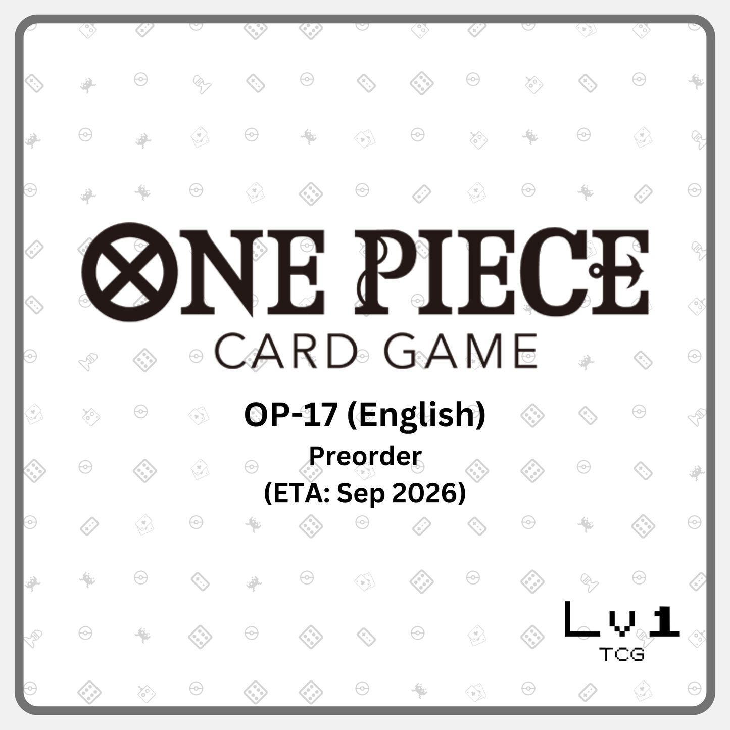 One Piece English OP-17 PREORDER (ETA: Sep-Oct 2026)