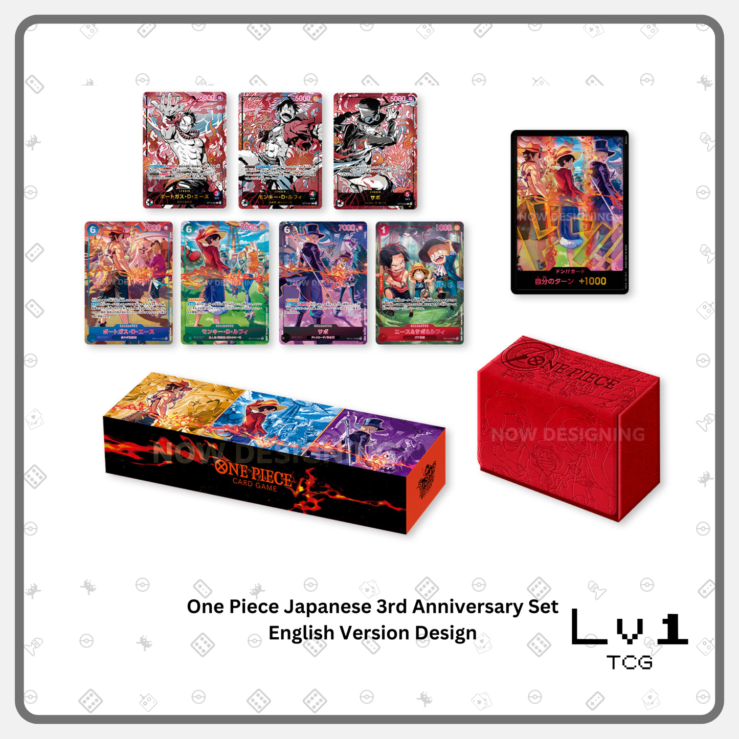 One Piece Japanese 3rd Anniversary Set English Version PREORDER (ETA: Oct 2026)