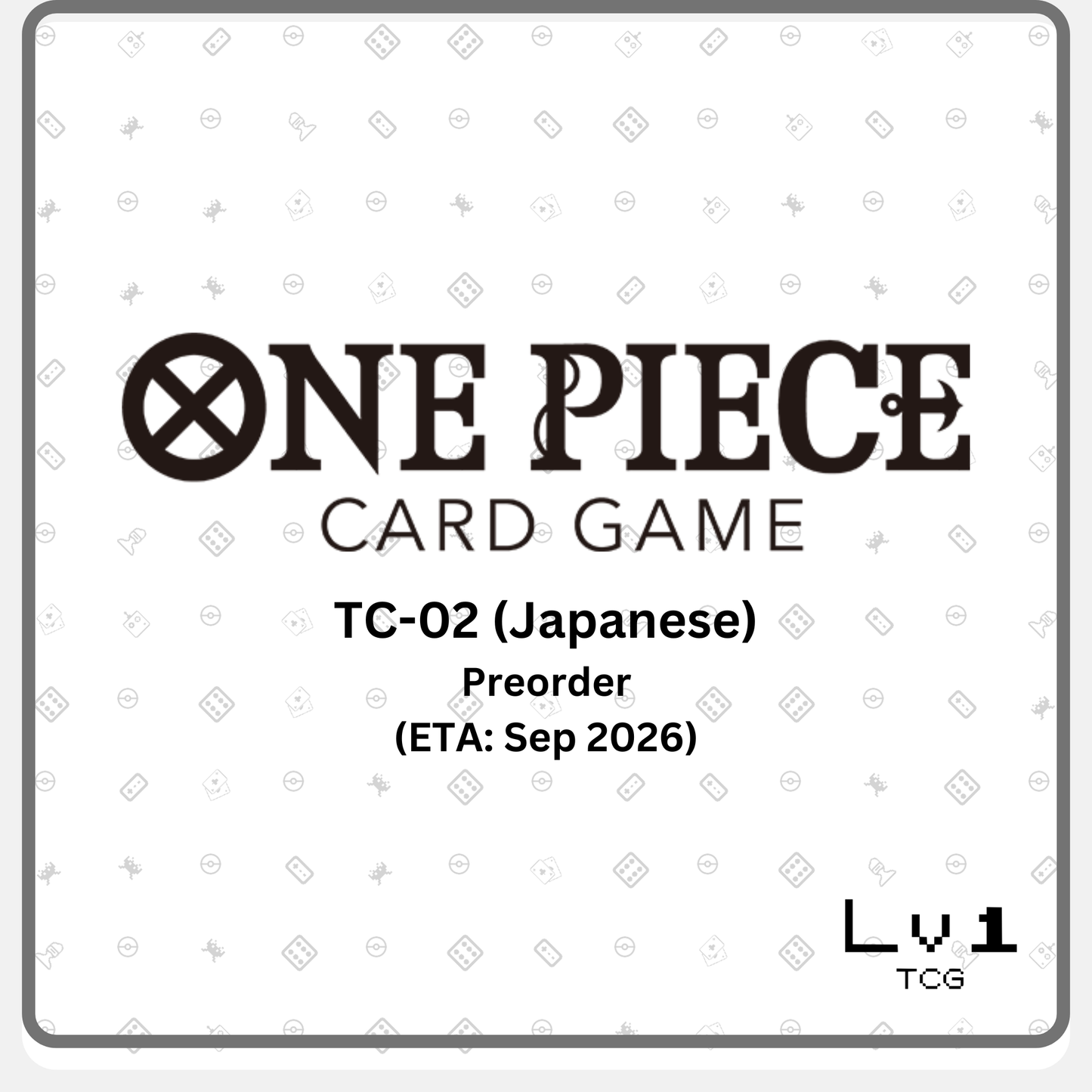 One Piece Japanese TC-02 Vol. 2 PREORDER (ETA: Sep 2026)