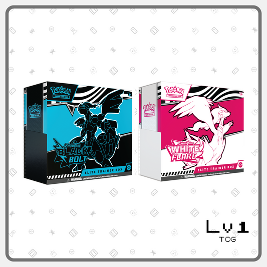 Pokemon SV10.5 Black Bolt / White Flare - Elite Trainer Box (ETB)