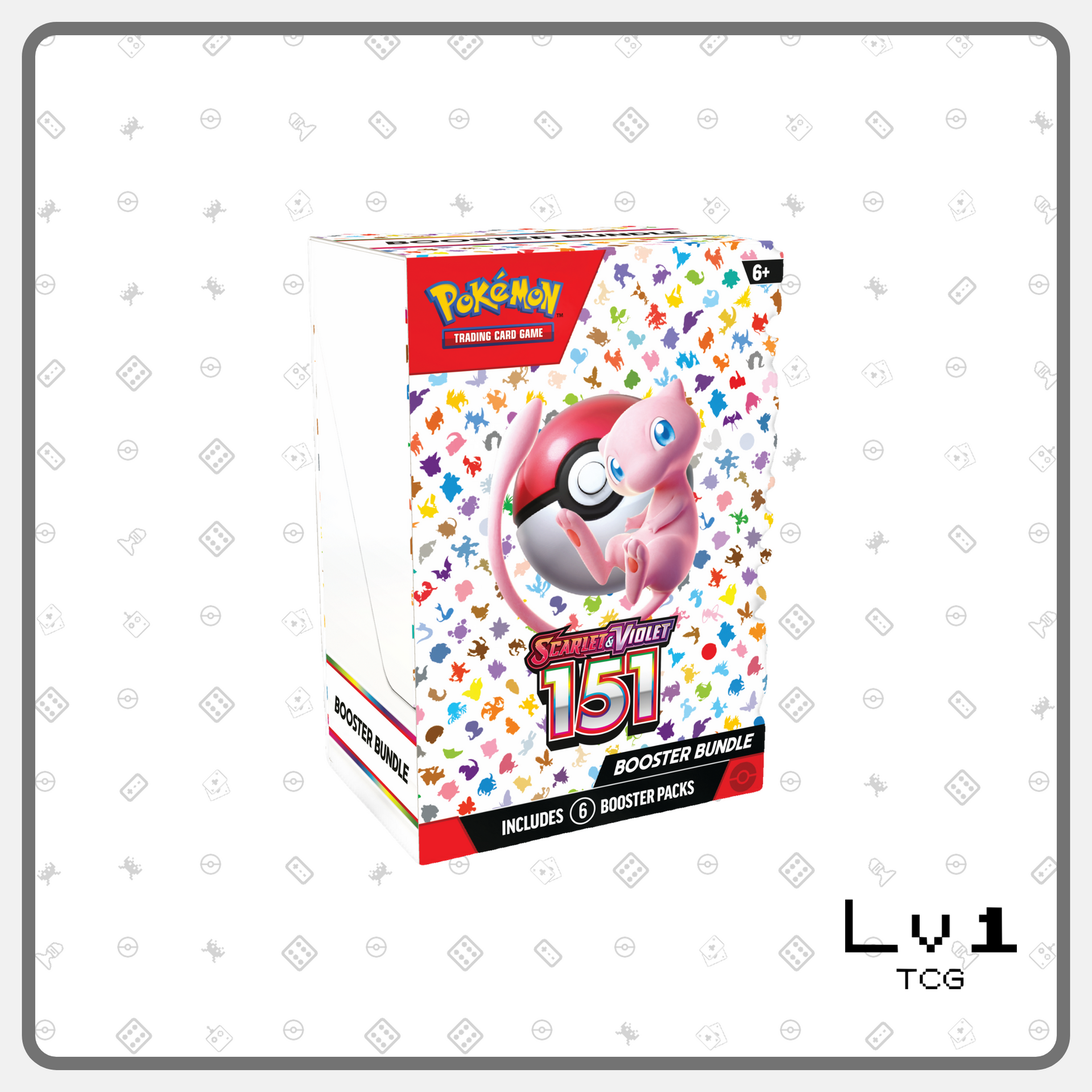 Pokemon SV3.5 151 English Collection - Booster Bundle (6 packs) Level1 TCG Pokemon SV3.5 151 English Collection - Booster Bundle (6 packs) Level1 TCG