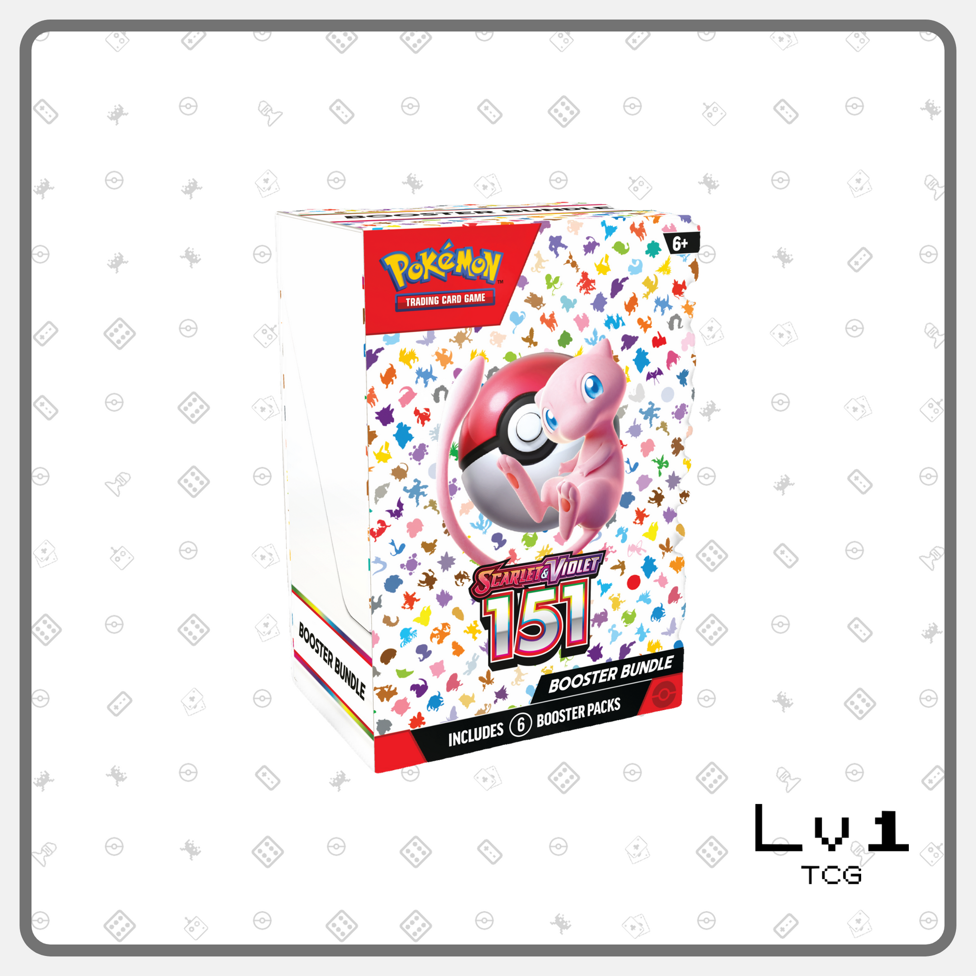 Pokemon SV3.5 151 English Collection - Booster Bundle (6 packs) Level1 TCG Pokemon SV3.5 151 English Collection - Booster Bundle (6 packs) Level1 TCG
