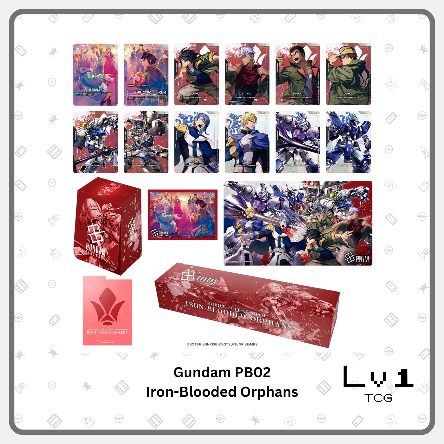 Gundam Japanese PB02 Premium Goods Set: Iron-Blooded Orphans (ETA: Apr 2026)