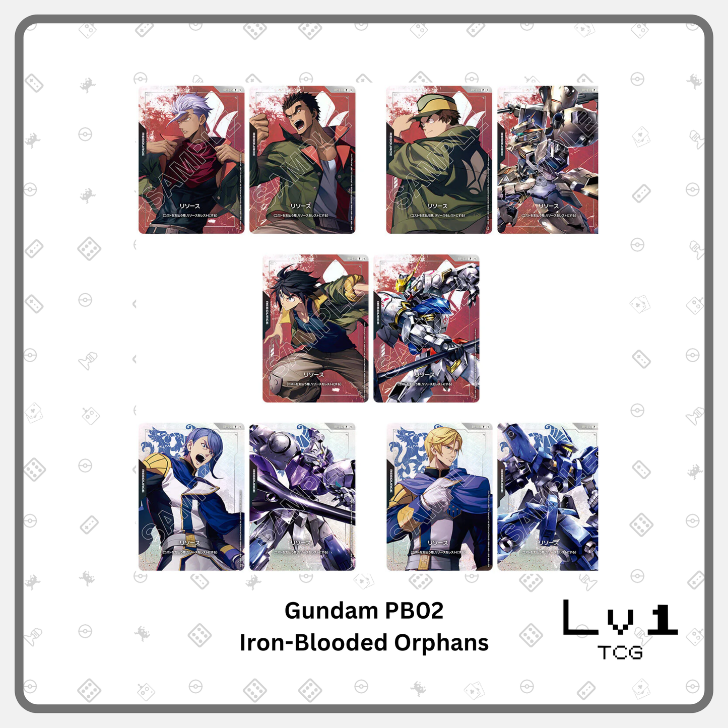 Gundam Japanese PB02 Premium Goods Set: Iron-Blooded Orphans (ETA: Apr 2026)