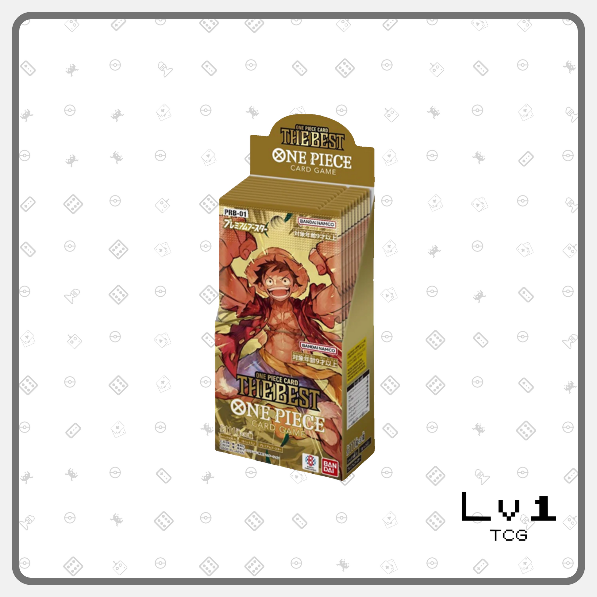 One Piece Japanese PRB-01 - Booster Box (10 packs) Level1 TCG One Piece Japanese PRB-01 - Booster Box (10 packs) Level1 TCG