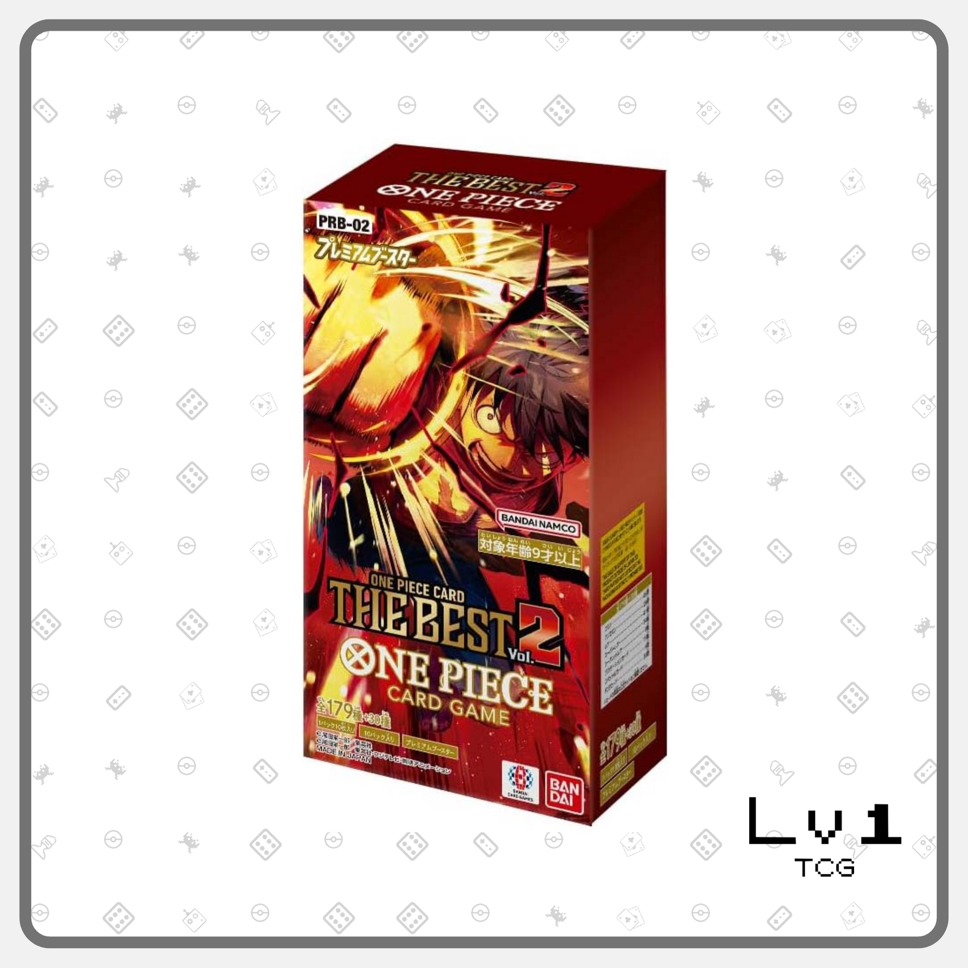 One Piece Japanese PRB-02 The Best Vol. 2 Level1 TCG One Piece Japanese PRB-02 The Best Vol. 2 Level1 TCG