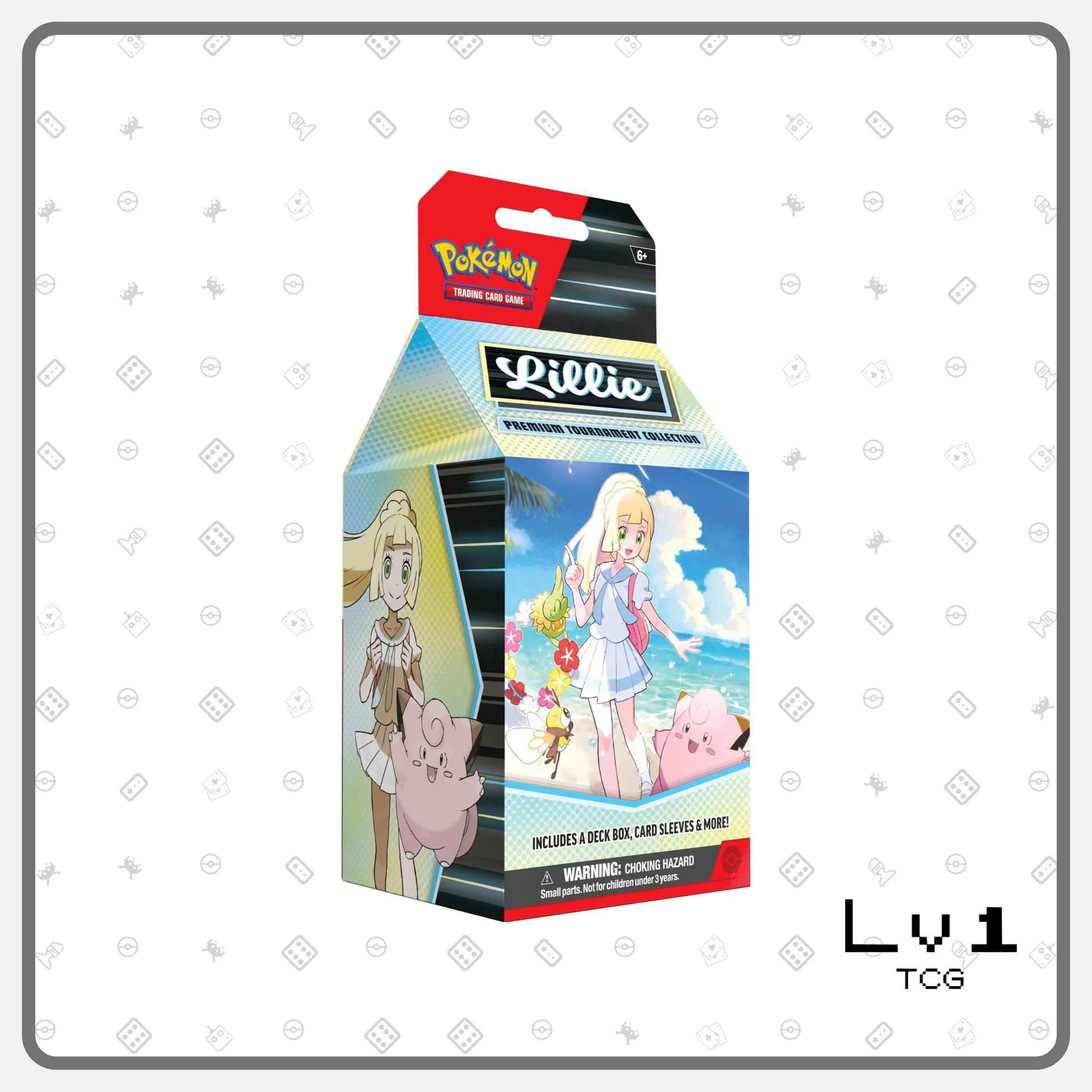 Pokemon Lillie Premium Tournament Collection Box Level1 TCG Pokemon Lillie Premium Tournament Collection Box Level1 TCG