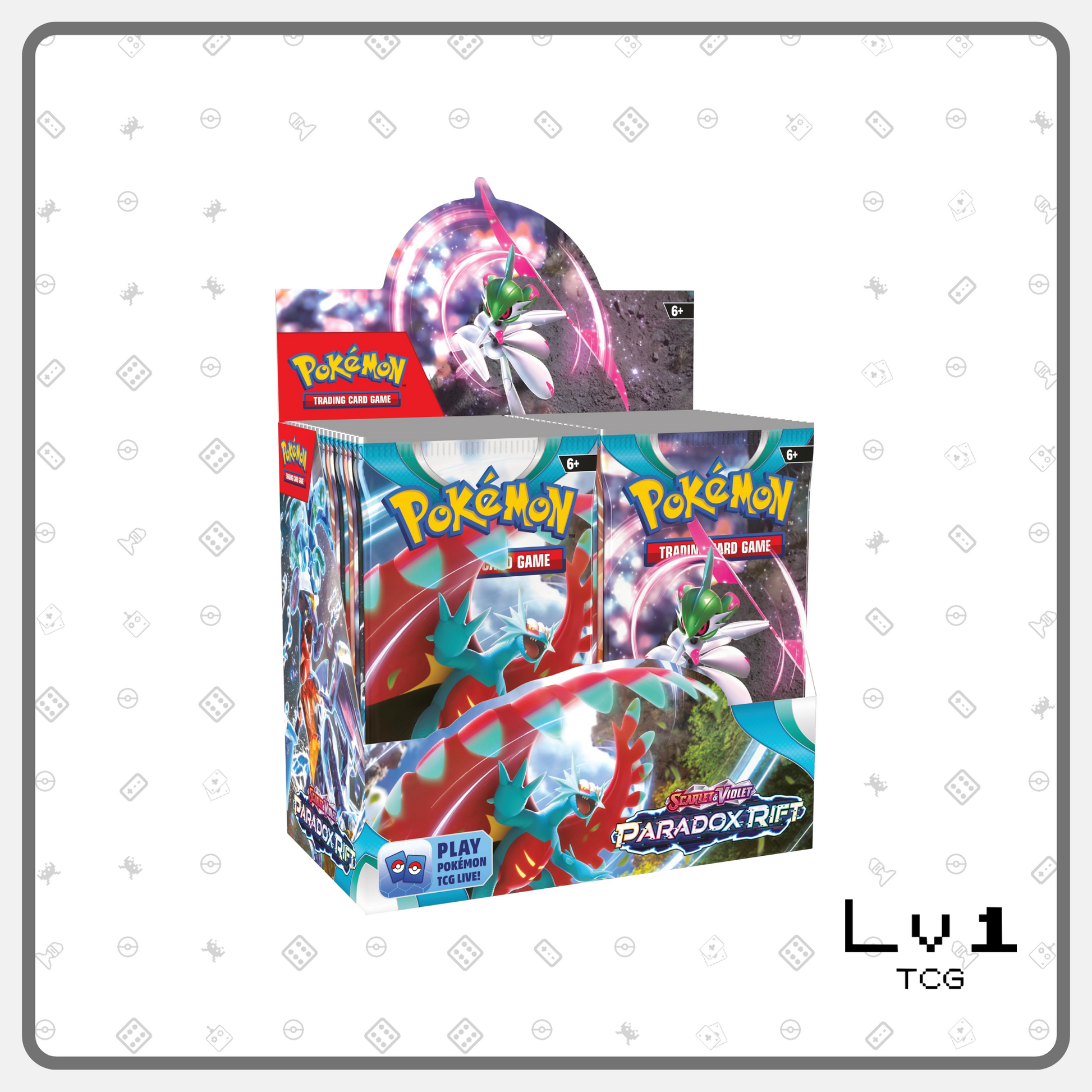 Pokemon SV4 Paradox Rift - Booster Box (36 Packs) Level1 TCG Pokemon SV4 Paradox Rift - Booster Box (36 Packs) Level1 TCG