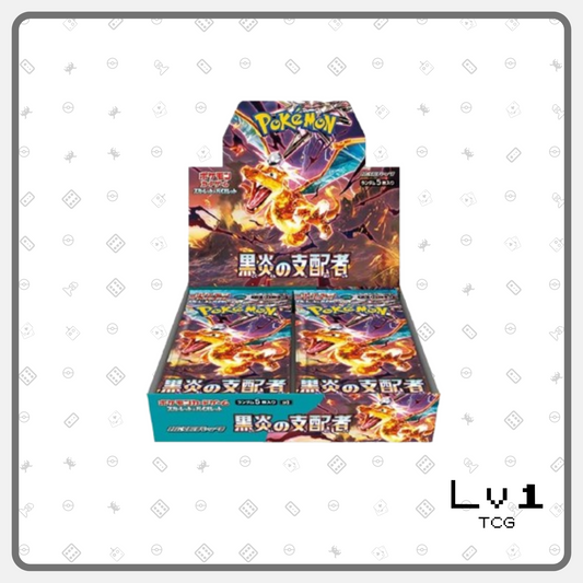 Pokemon Japanese SV3 Ruler of Black Flame - Booster Box (30 packs)