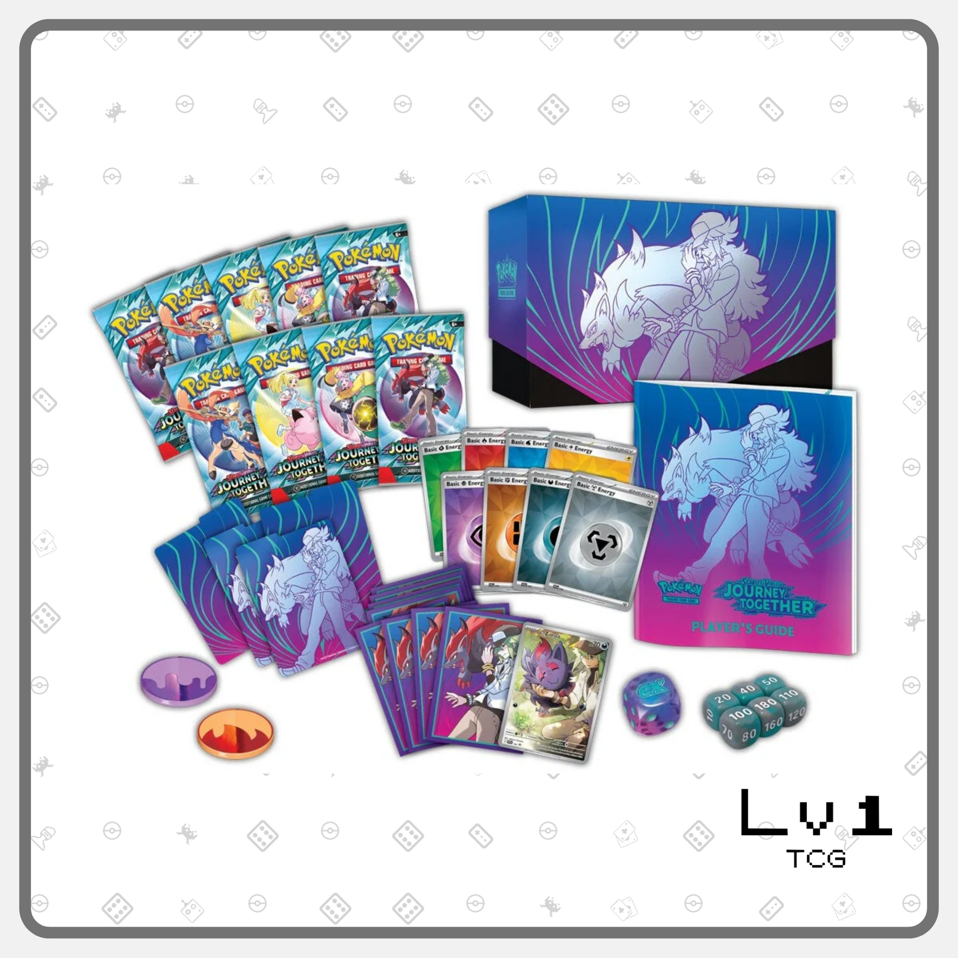 journey together etb card sleeves Pokemon SV9 Journey Together