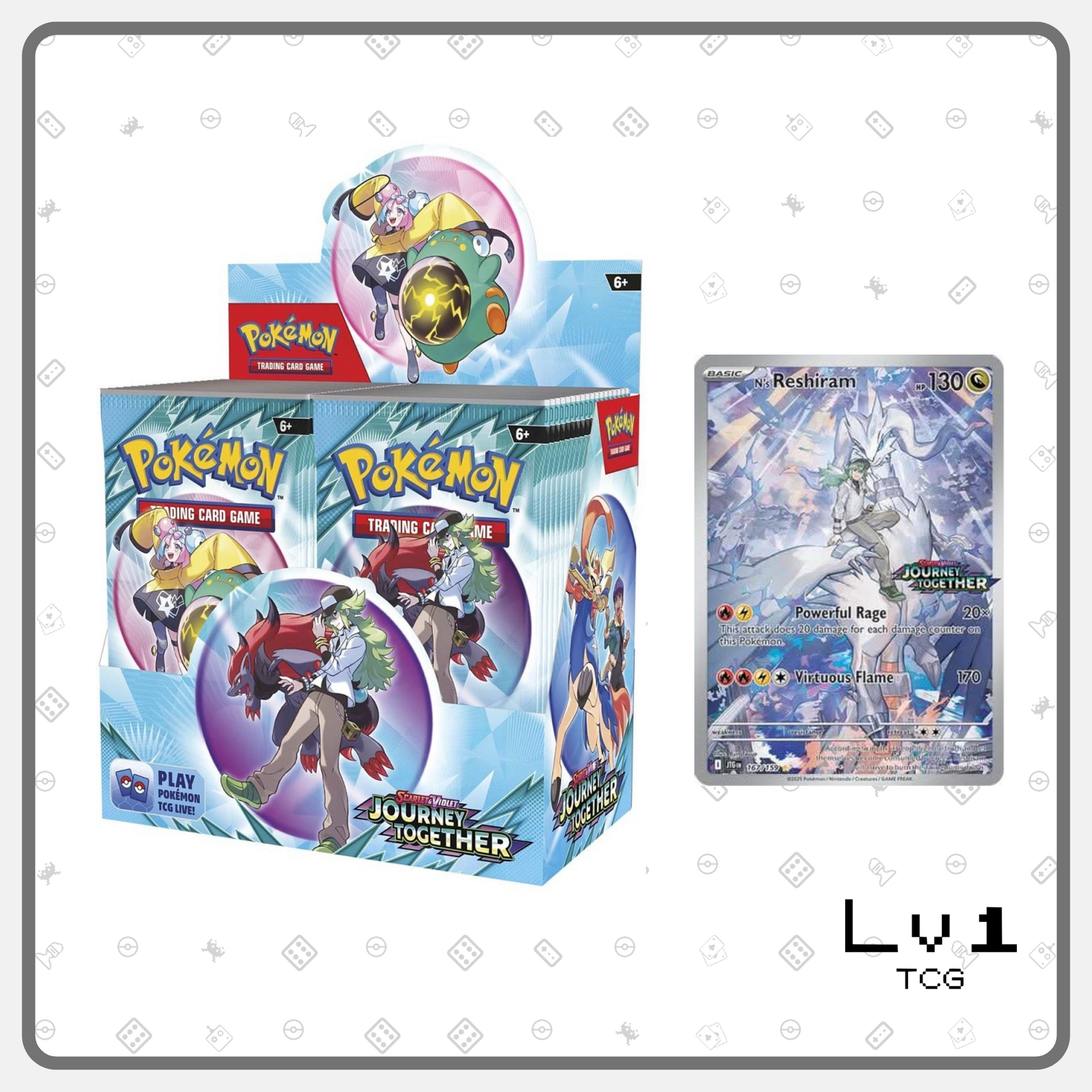 Pokemon SV9 Journey Together Enhanced Booster Display Box (36 Packs & Level1 TCG Pokemon SV9 Journey Together Enhanced Booster Display Box (36 Packs & Level1 TCG