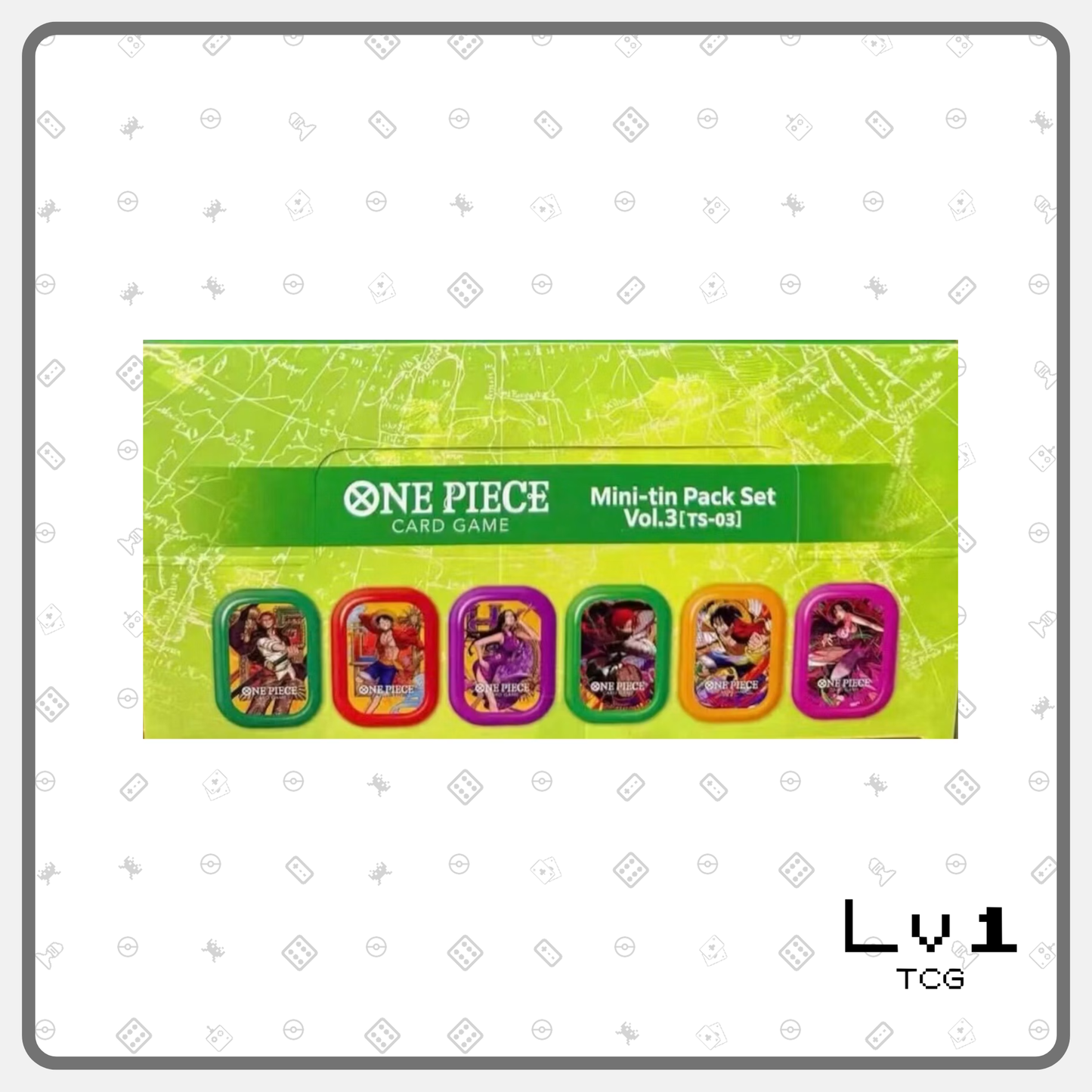 One Piece Japanese TS-03 Mini-tin Pack Set Vol. 3