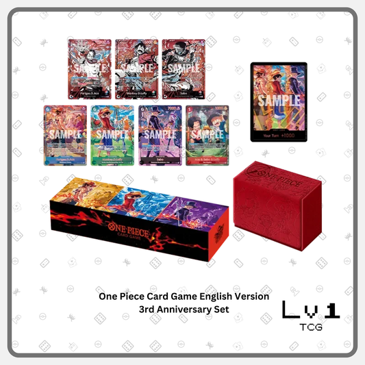 One Piece Japanese 3rd Anniversary Set English Version PREORDER (ETA: Oct 2026)
