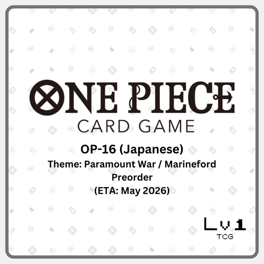 One Piece Japanese OP-16 PREORDER (ETA: May 2026)