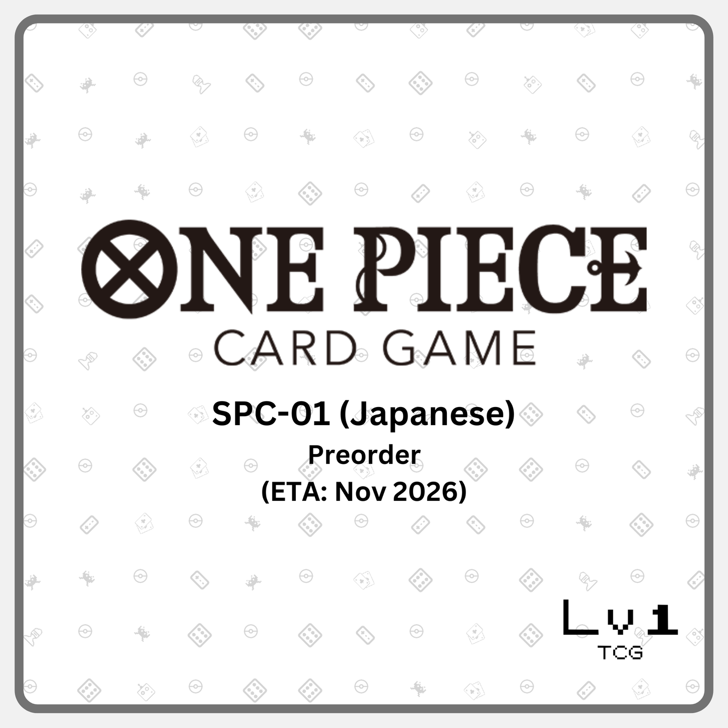 One Piece Japanese SPC-01 PREORDER (ETA: Nov 2026)
